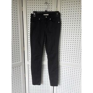 Madewell 9" Mid-Rise Skinny Jeans Women's Size 25 Black